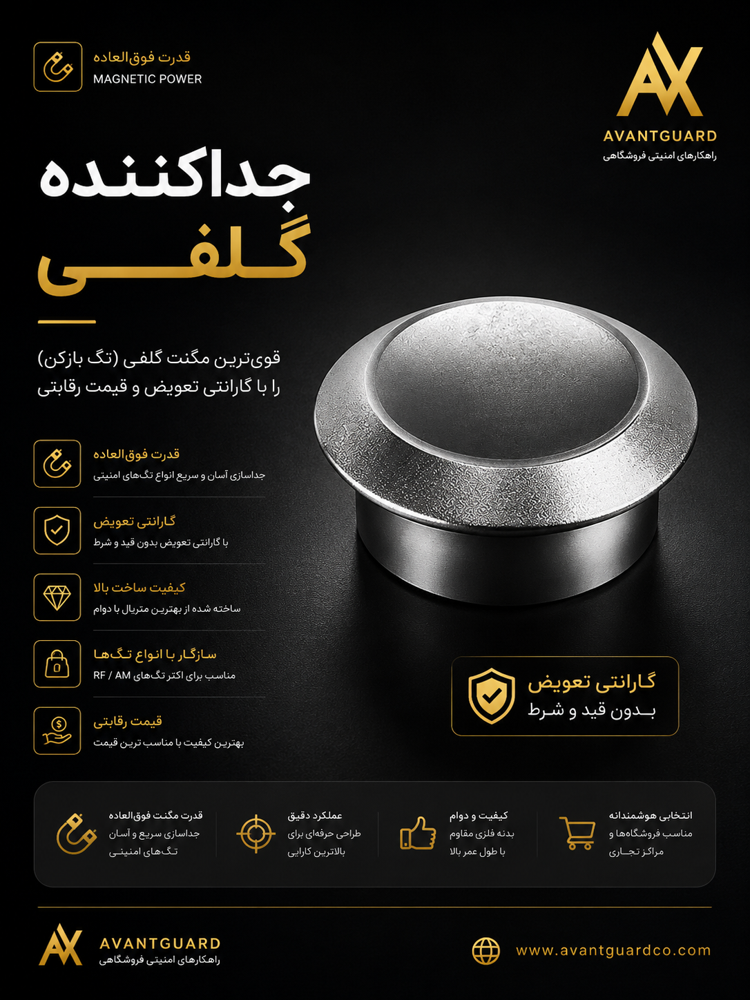 جداکننده تگ امنیتی گلفی